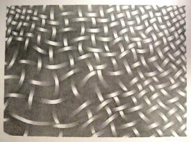 Light and dark gray abstract woven pattern